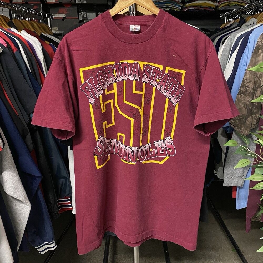 Vintage 1995 FSU Florida State Seminoles Taz Cartoon College Tee Men's XL